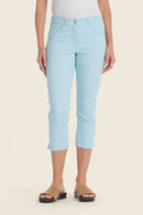 Summer Vibes Capri Trousers - Blue Sky