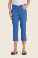 Summer Vibes Capri Trousers - Blue Bright Cobalt