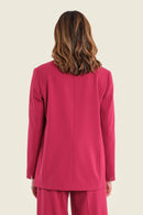 Smoke Orchid Blazer - Red Rumba