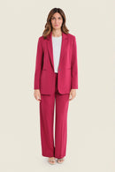 Smoke Orchid Blazer - Red Rumba