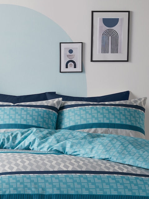 Rico Duvet Cover Set - Teal