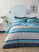 Rico Duvet Cover Set - Teal