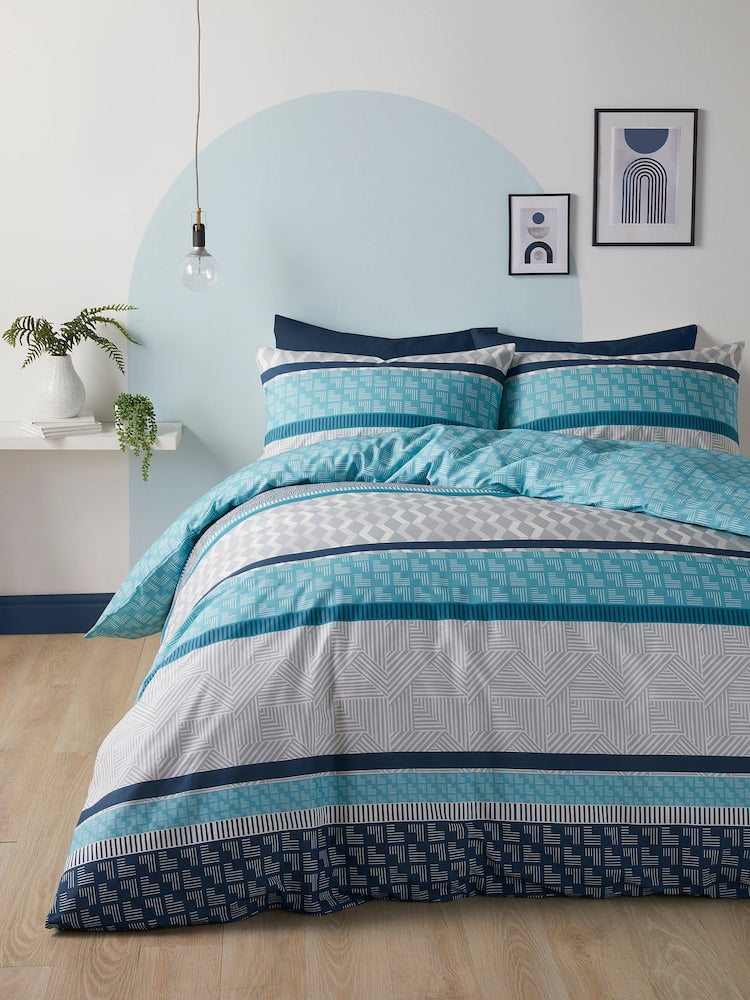 Rico Duvet Cover Set - Teal