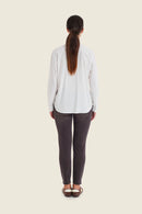 Moonlight Haze Emb Blouse - White
