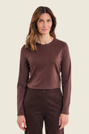 Moonlight Haze T-Shirt - Brown Coffee Bean