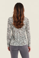 Muted Garden Print T-Shirt - Green All Over Print