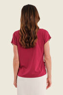 Smoke Orchid T-Shirt - Blurred Blossom Print