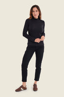 Ribbed T-Shirt - Black