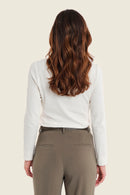 Ribbed T-Shirt - Off White