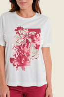 Smoke Orchid T-Shirt - Off White