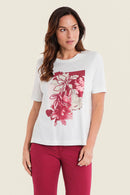 Smoke Orchid T-Shirt - Off White