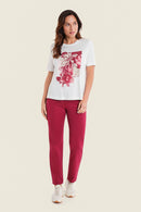Smoke Orchid T-Shirt - Off White