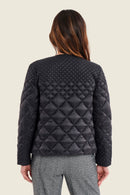 Muted Garden Padded Jacket - Black