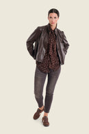 Moonlight Haze Jacket - Brown Coffee Bean
