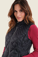 Muted Garden Padded Gilet - Black