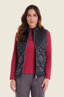 Muted Garden Padded Gilet - Black