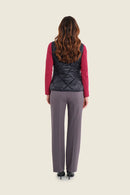Muted Garden Padded Gilet - Black