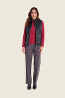 Muted Garden Padded Gilet - Black