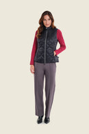 Muted Garden Padded Gilet - Black
