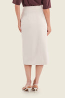 Muted Garden Skirt - Beige French Oak