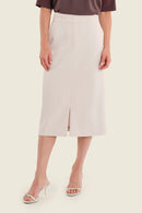 Muted Garden Skirt - Beige French Oak
