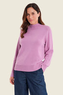 Moonlight Haze Jumper - Mauve Smoky Grape