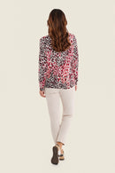 Smoke Orchid Animal Print Jumper - Smoky Wild Print