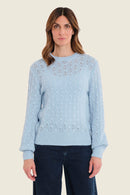 Moonlight Haze Jumper - Blue Celestial