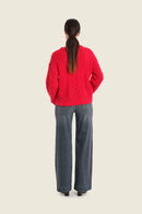 Sepia Blush Jumper - Red Barbados Cherry