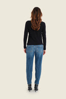 Sepia Blush Jumper - Black