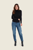 Sepia Blush Jumper - Black