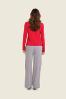Sepia Blush Jumper - Red Barbados Cherry
