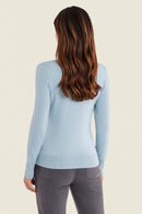 Muted Garden Jumper - Blue Celestial