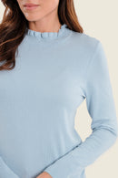 Muted Garden Jumper - Blue Celestial