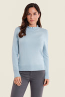 Muted Garden Jumper - Blue Celestial