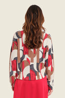 Sepia Blush Jumper - Beige All Over Print
