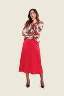 Sepia Blush Jumper - Beige All Over Print