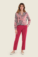 Smoke Orchid Trouser - Red Rumba