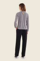 Smoke Orchid Basic Trouser - Black
