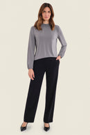 Smoke Orchid Basic Trouser - Black