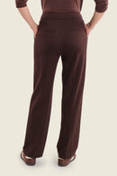 Smoke Orchid Basic Trouser - Brown Coffee Bean