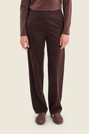 Smoke Orchid Basic Trouser - Brown Coffee Bean