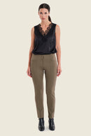 Smoke Orchid Knit Trouser - Green Sea Turtle