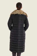 Muted Garden Padded Jacket - Black