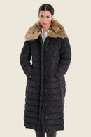 Muted Garden Padded Jacket - Black