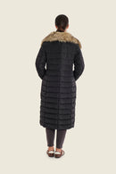 Muted Garden Padded Jacket - Black