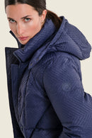 Moonlight Haze Padded Coat - Blue Maritime