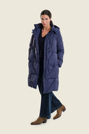 Moonlight Haze Padded Coat - Blue Maritime