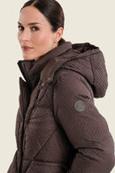 Moonlight Haze Padded Coat - Brown Coffee Bean