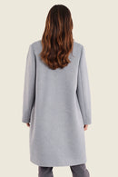 Muted Garden Coat - Dark Grey Melange